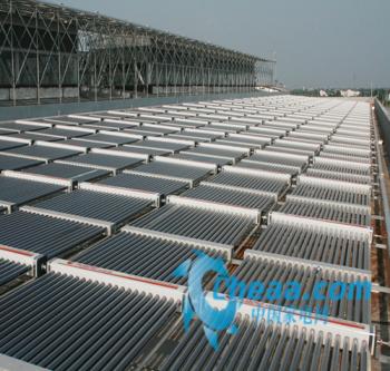 太陽雨常熟錦弘500噸熱水工程落成