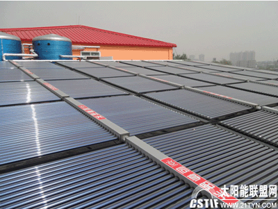 【同享陽光】萬平太陽能熱水工程“登頂”河北